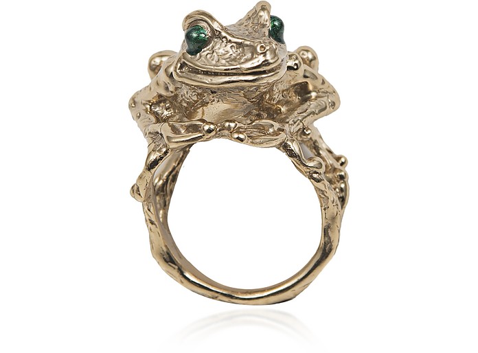 Big Froggy Bronze Ring - Bernard Delettrez