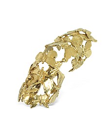 Goldtone Butterflies Articulated Bronze Ring