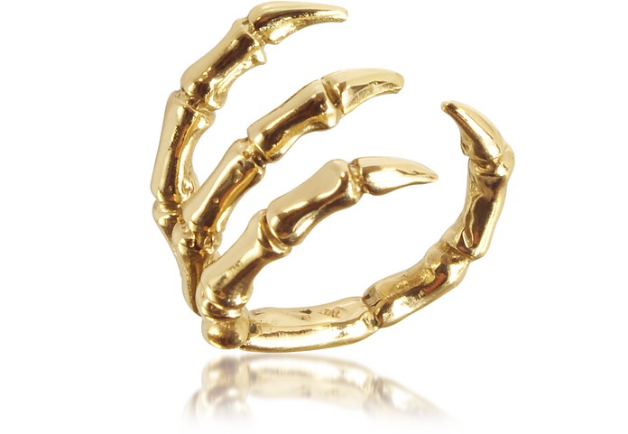 Golden Brid Claw Bronze Ring - Bernard Delettrez