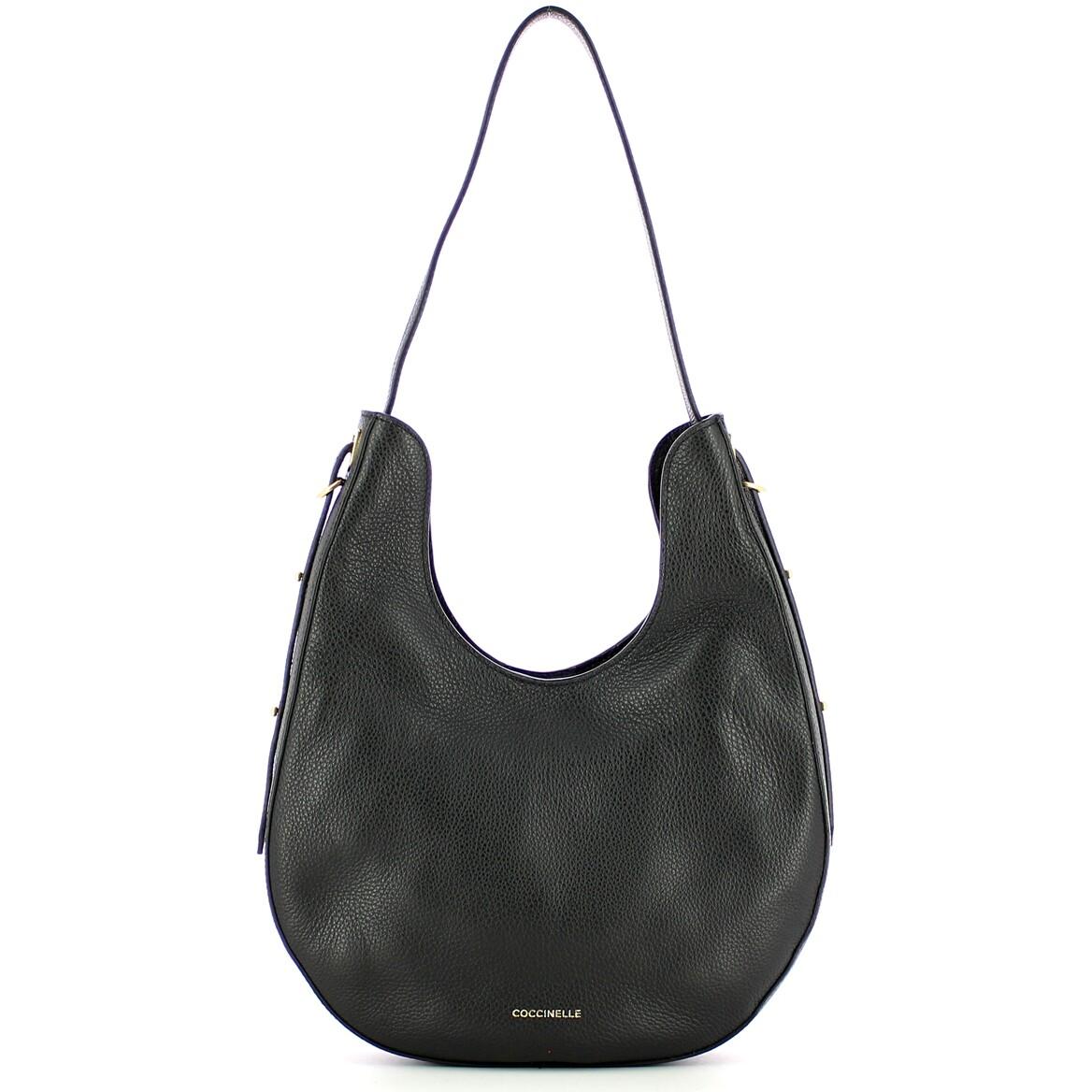 Coccinelle Pink Leather Bagatelle Hobo Bag at FORZIERI