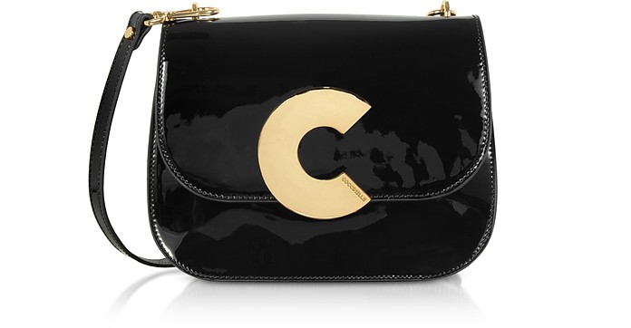 Craquante Rock Small Patent Leather Shoulder Bag - Coccinelle