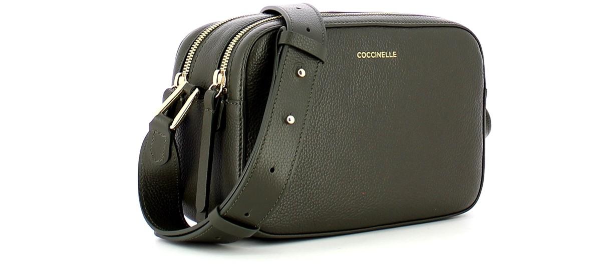 Coccinelle Black Rendez-Vous Double Zip Camera Bag at FORZIERI Australia