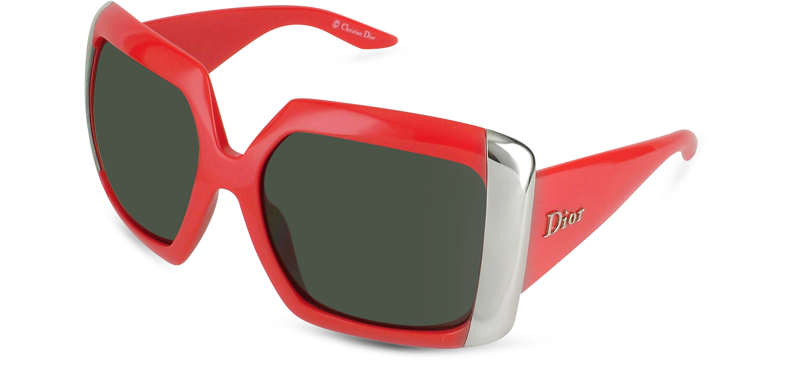 christian dior red sunglasses