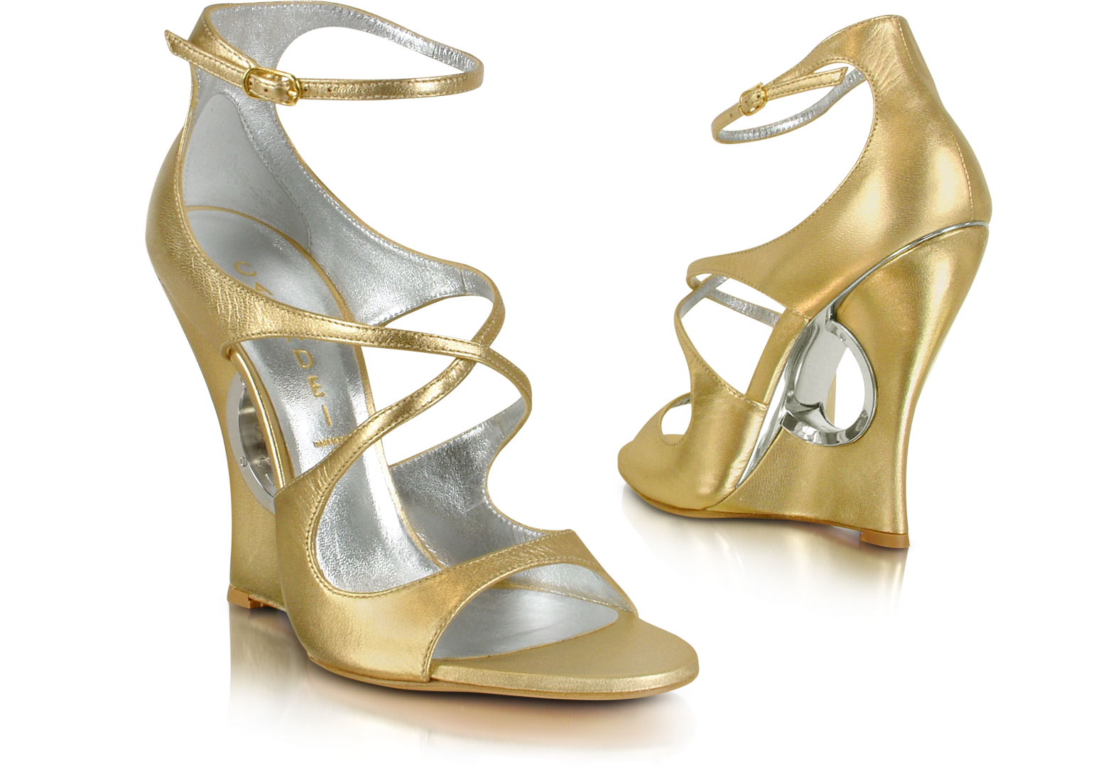 gold heeled shoes uk