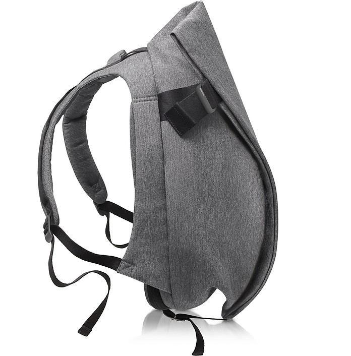 Isar Medium Black Melange Eco Yarn Backpack - Côte&Ciel