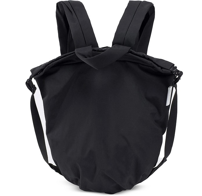 Tycho Smooth Black Covertible Backpack/Shoulder Bag - Côte&Ciel