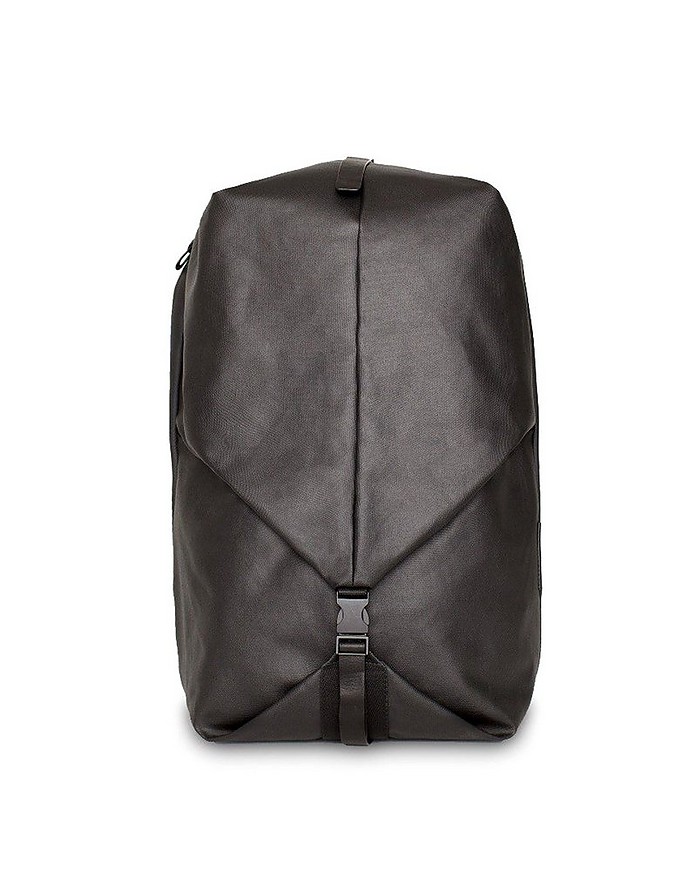 Black Oril S Coated Canvas Backpack - Côte&Ciel