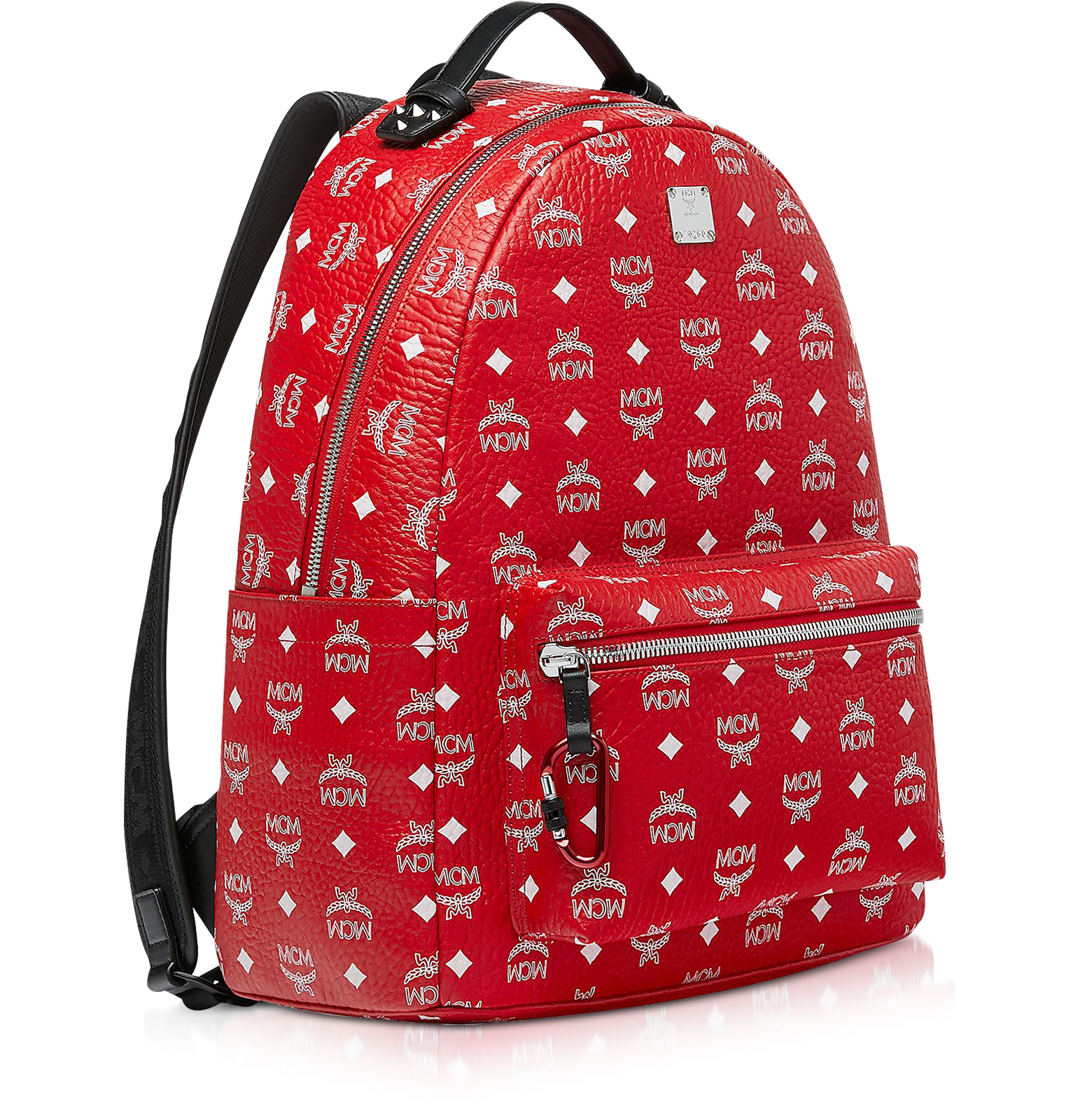 MCM, Bags, Mcm Stark Backpack Ruby Red