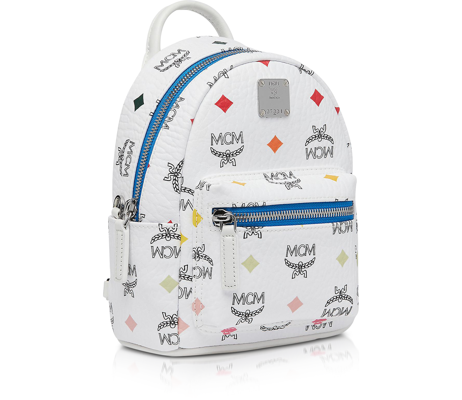 X-Mini Stark Bebe Boo Backpack in Visetos White