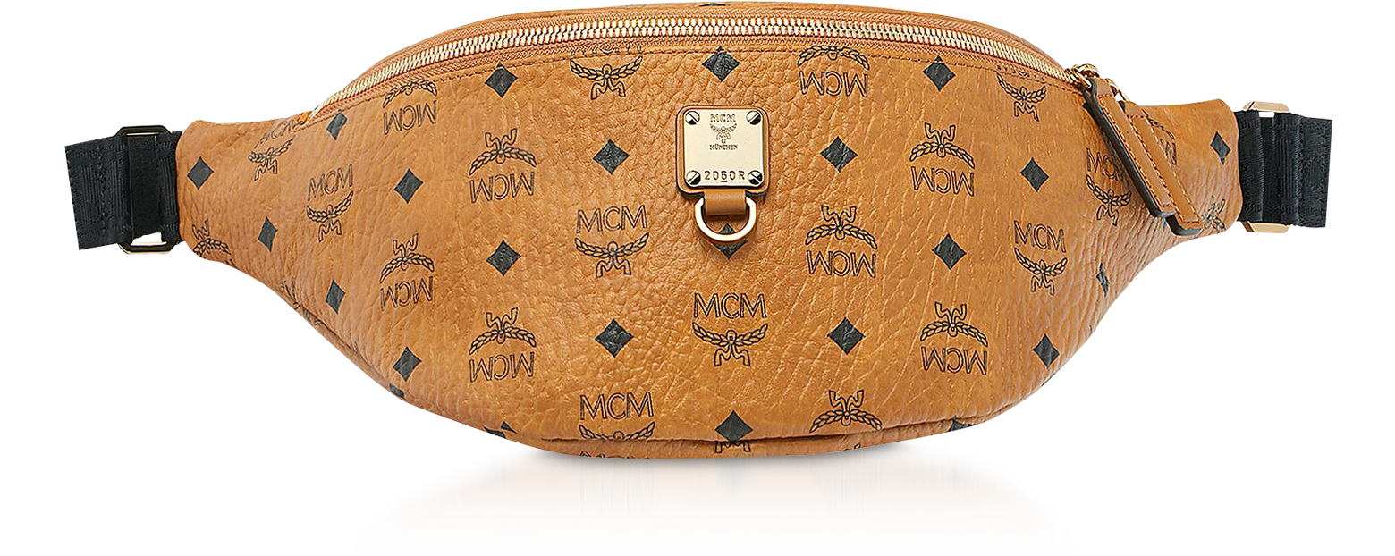 MCM Cognac Visetos Millie Crossbody Bag at FORZIERI