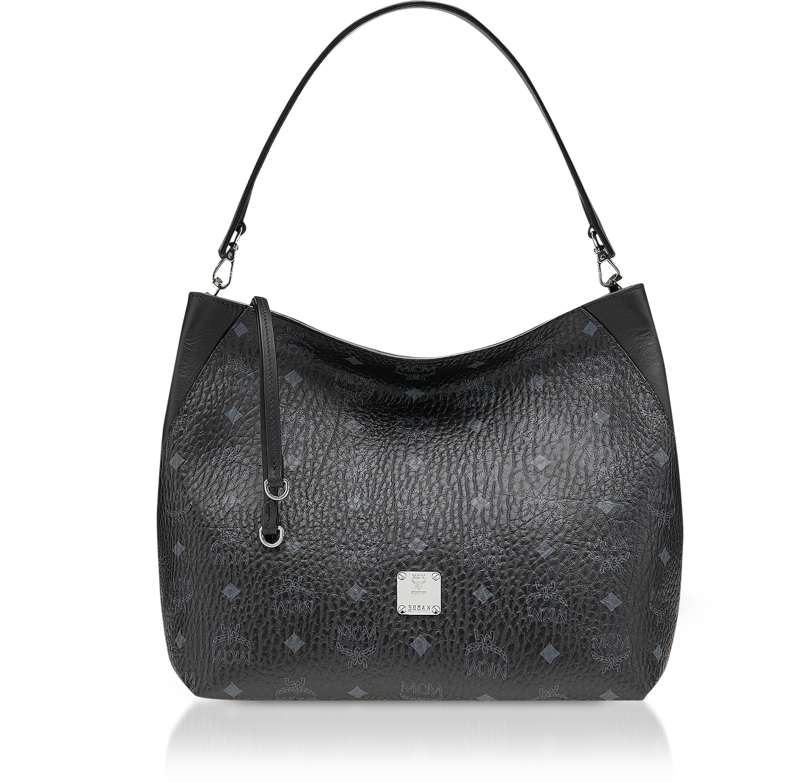 Cloth handbag MCM Black in Cloth - 24698000