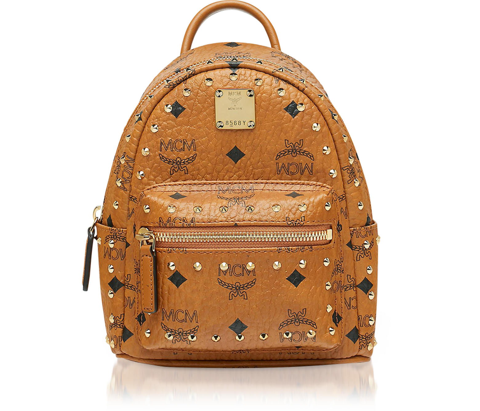 💕Pink and Black MCM Mini Backpack