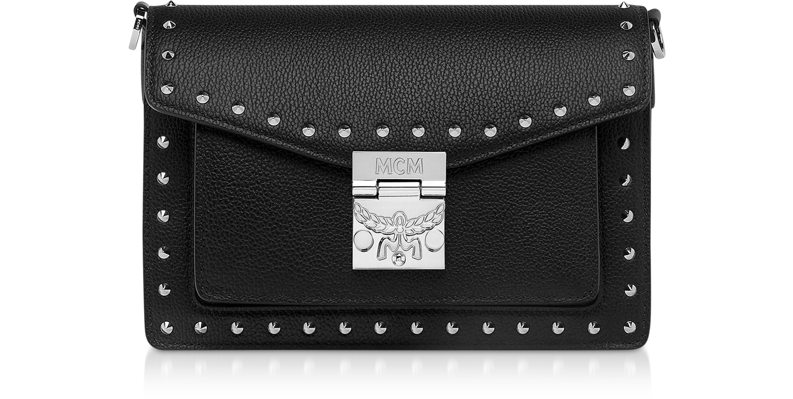 Mcm Ladies Patricia Mint Crossbody in Studded Park Avenue Leather  MWR9APA12G7001 8809630625360 - Handbags, MCM - Jomashop