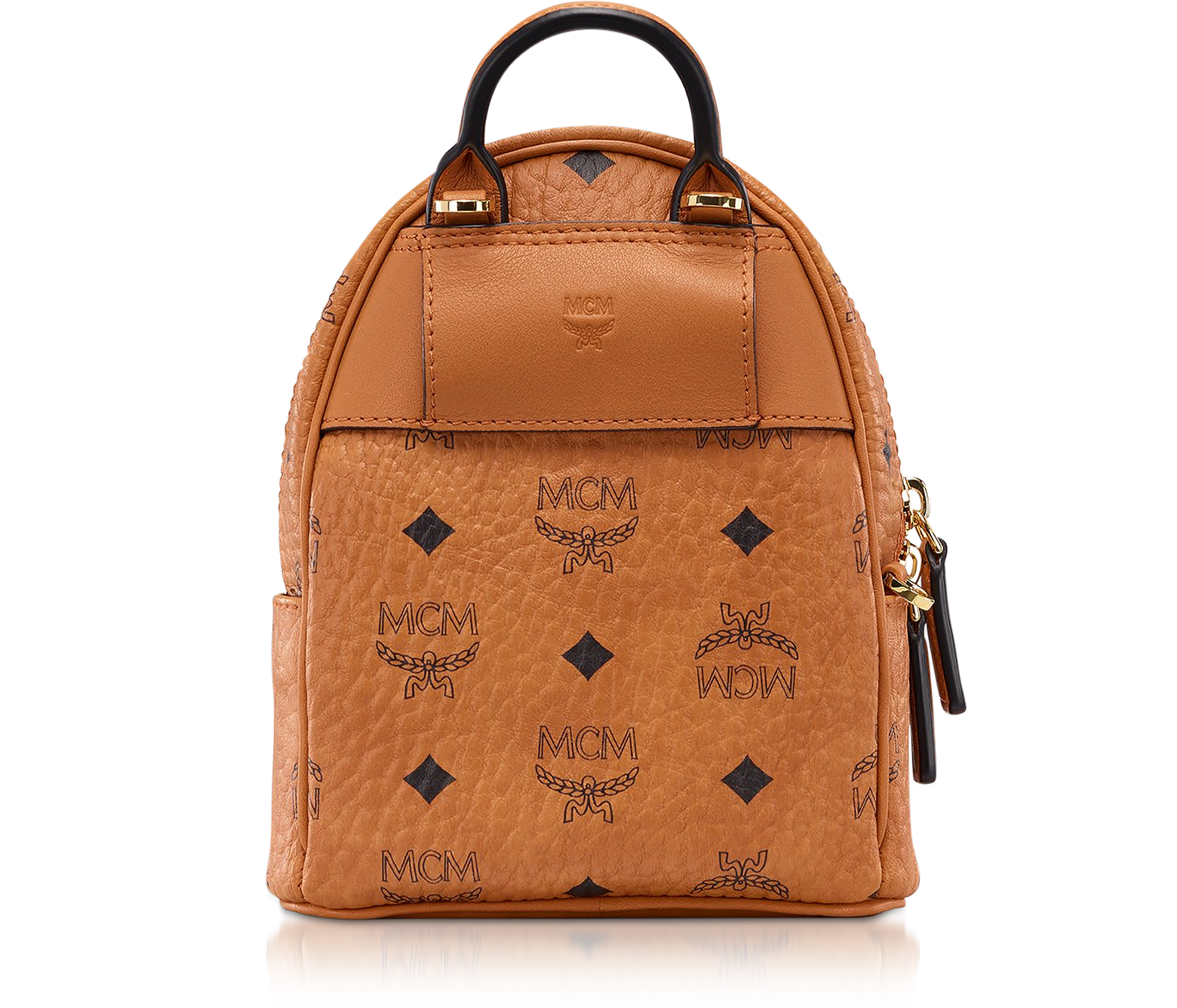 MCM Essential Visetos Original Small Convertible Backpack