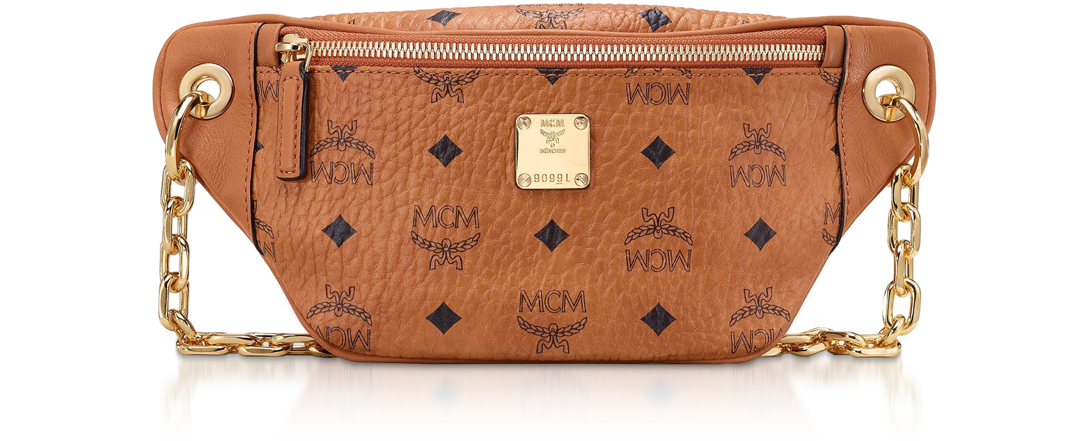 MCM Essential Visetos Original Mini Belt Bag at FORZIERI