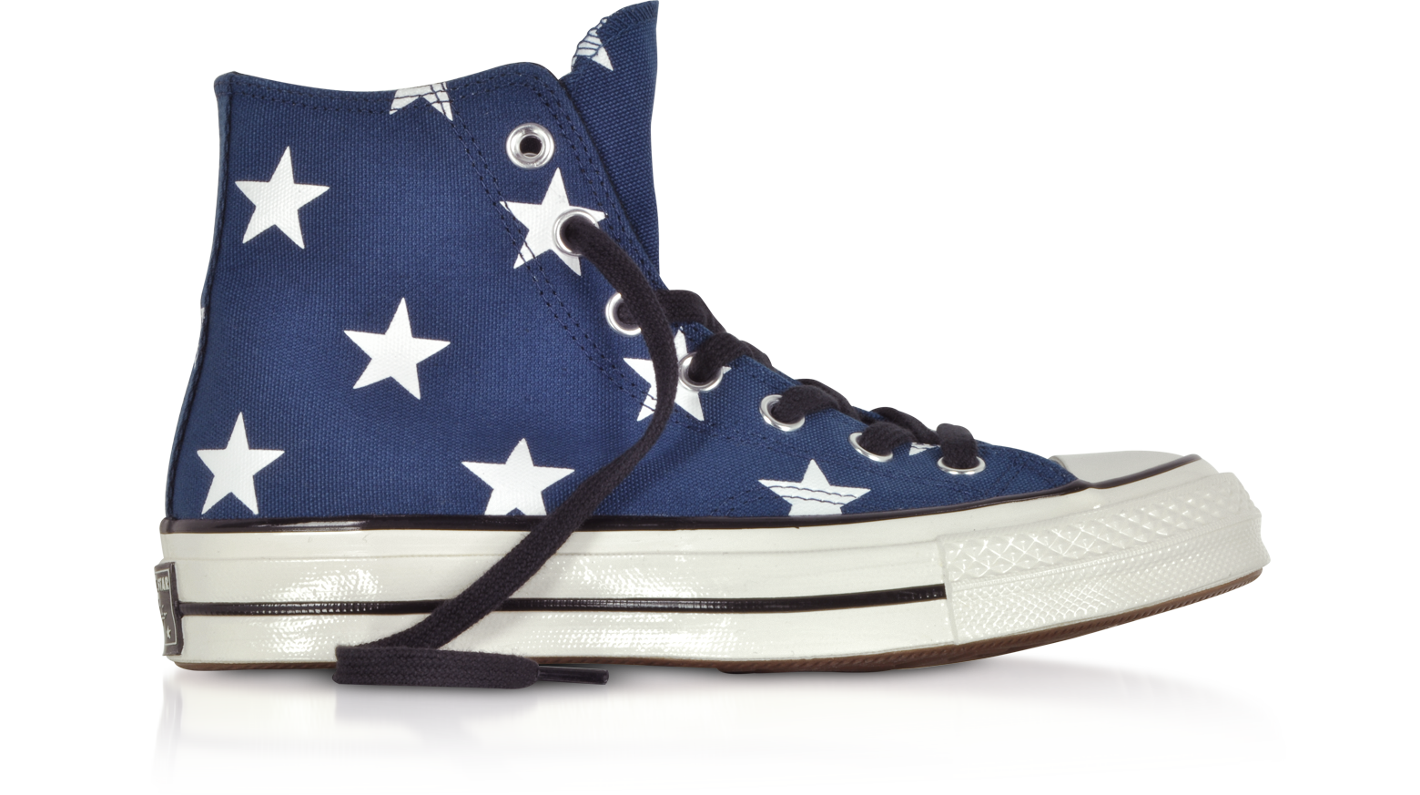 High Top Chuck 70 Sneakers in Canvas Blu Navy con Stelle Converse Limited  Edition 6.5 (39.5 EU) su FORZIERI