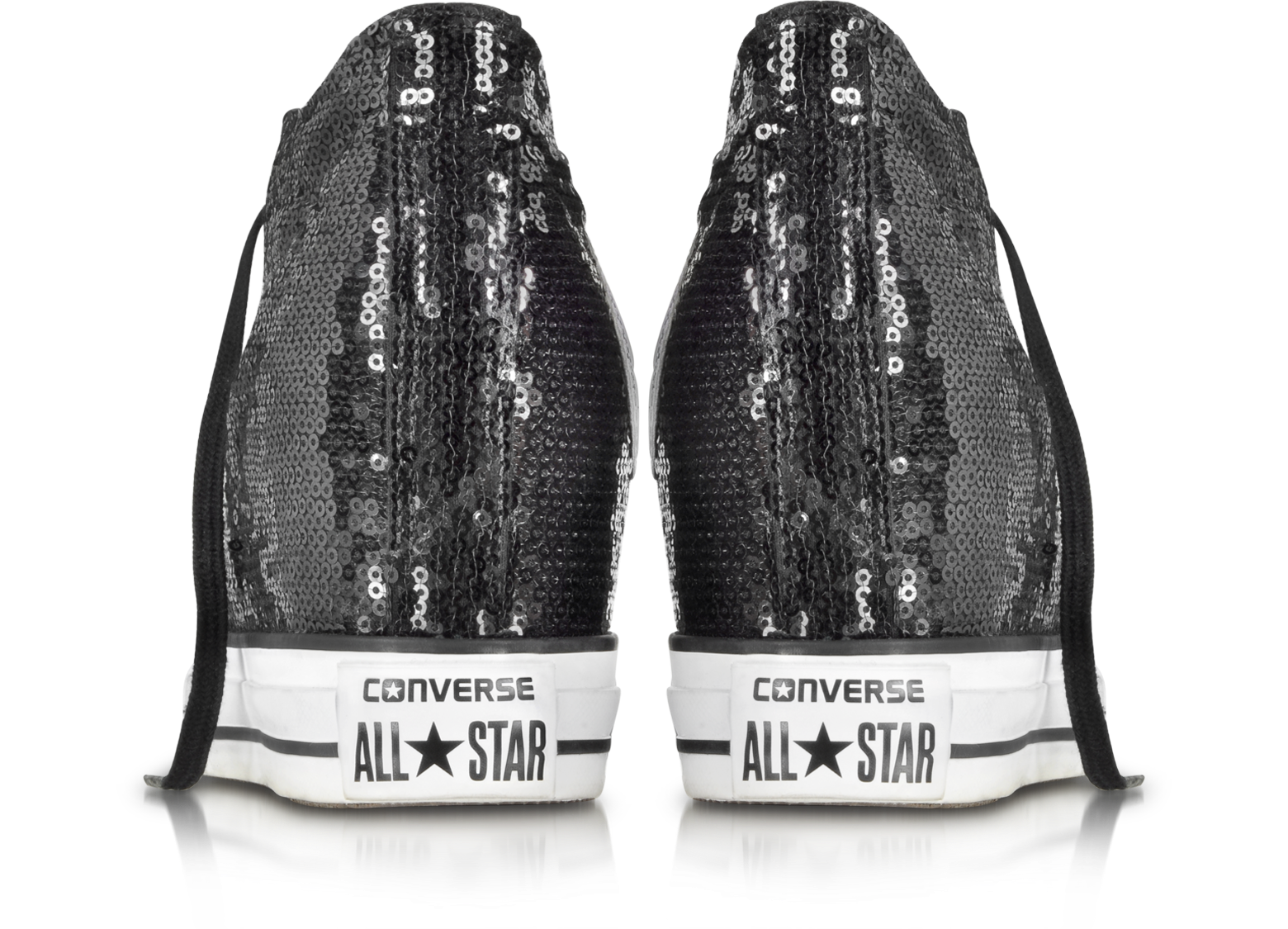 All Star Mid Lux Sneaker con Paillettes e Zeppa Converse Limited Edition 7  (37.5 EU) su FORZIERI