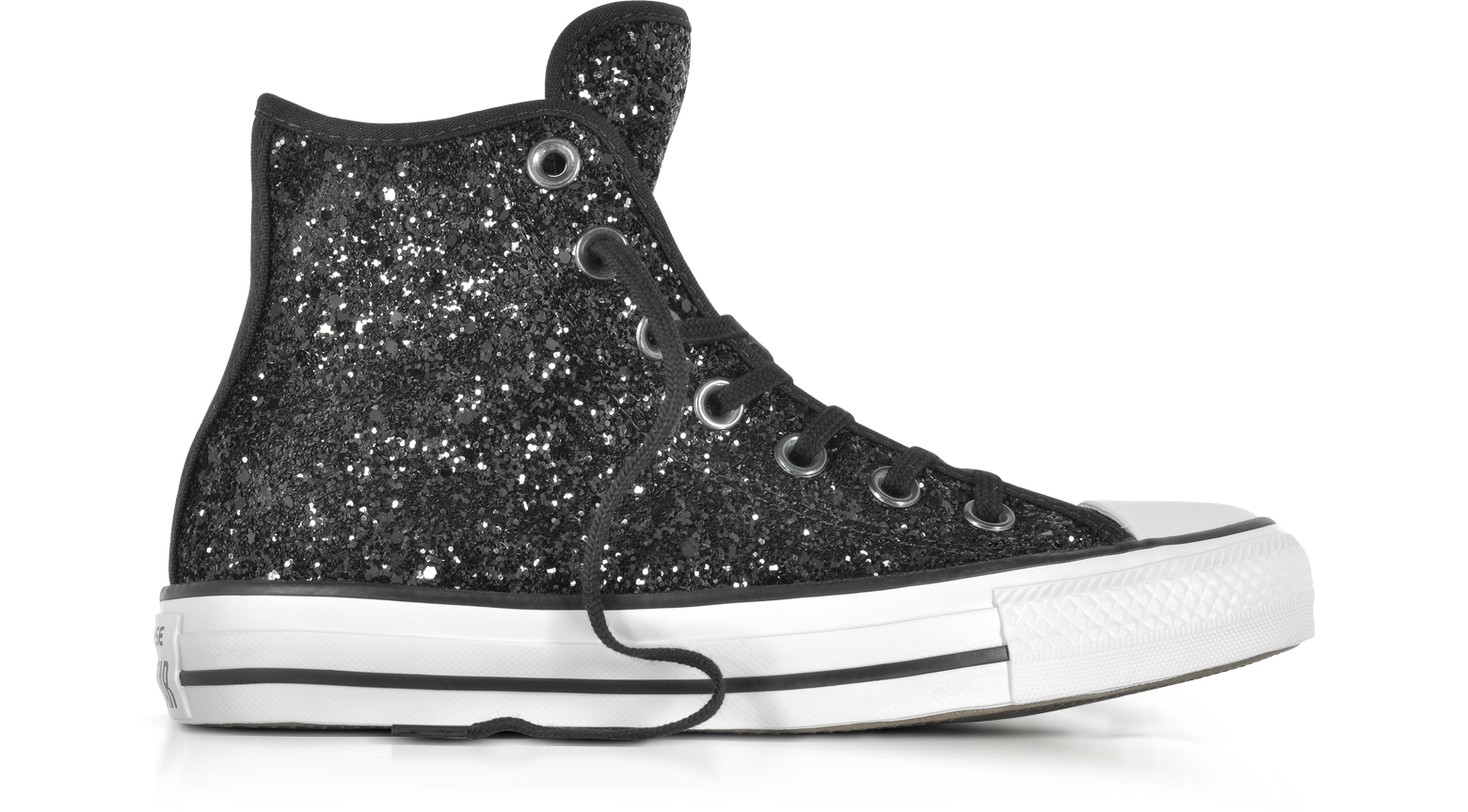 Chuck Taylor All Star Hi Sneakers in Canvas Nero e Glitter Converse Limited  Edition 5.5 (36 EU) su FORZIERI