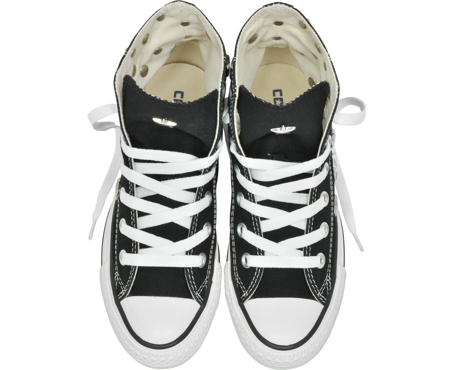 Converse Limited Edition Chuck Taylor All Star Hi Black Sneakersw/Stars ...