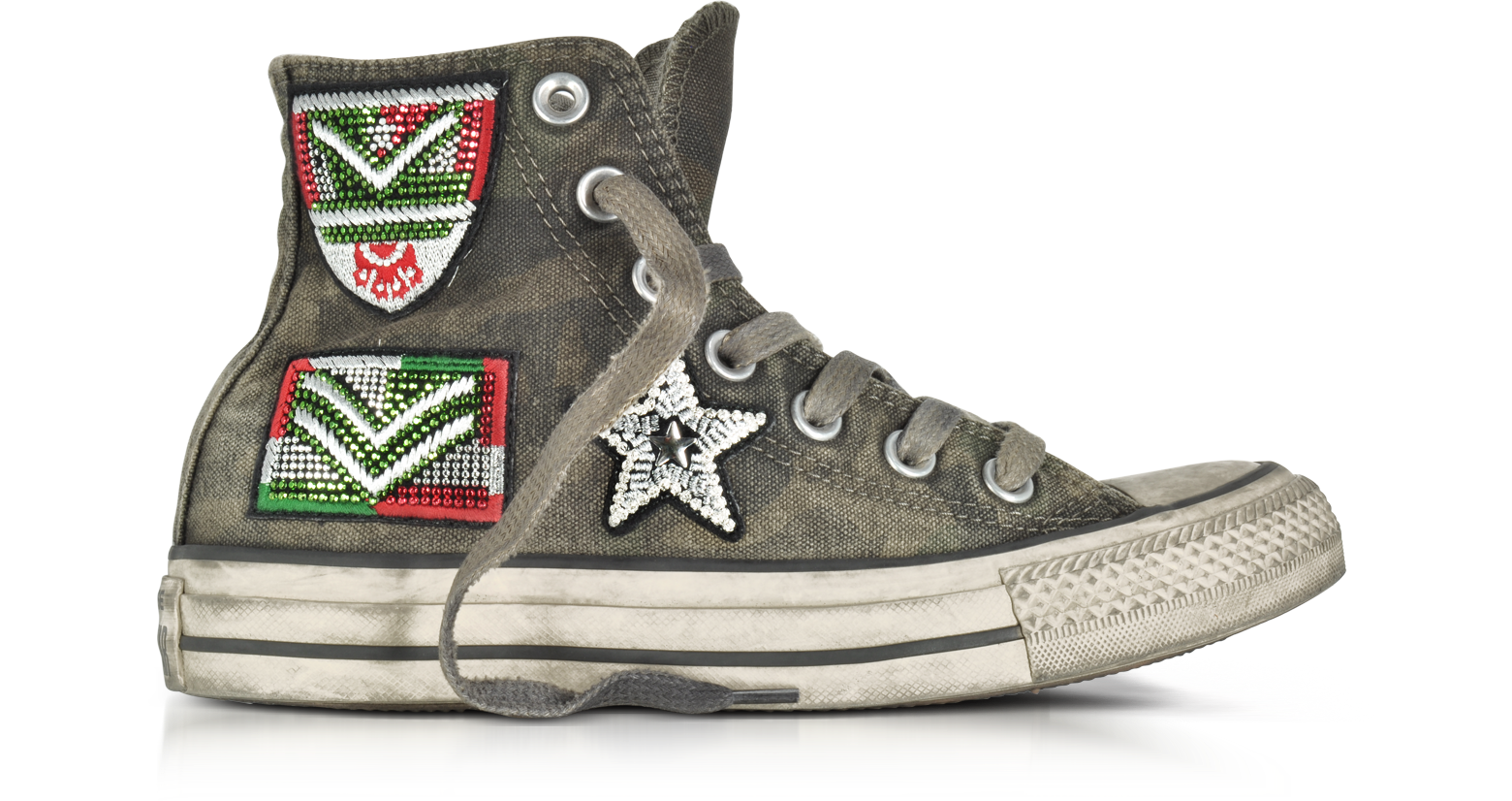 Converse Limited Edition / コンバースリミテッドエディション 3.5 (5.5 WOMENS US | 3.5 UK |  36 EU) Chuck Taylor All Star Camo Canvas LTD Sneakers - FORZIERI