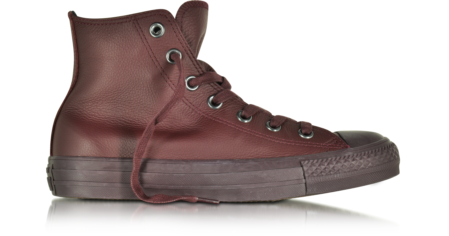 converse all star leather maroon