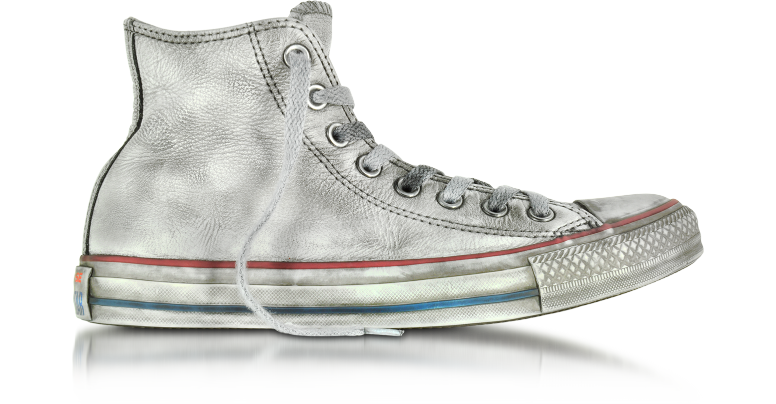 Converse Limited Edition All Star High Concrete Smoke Leather LTD Unisex  Shoes 10 (11.5 WOMENS US | 10 UK | 44 EU) at FORZIERI
