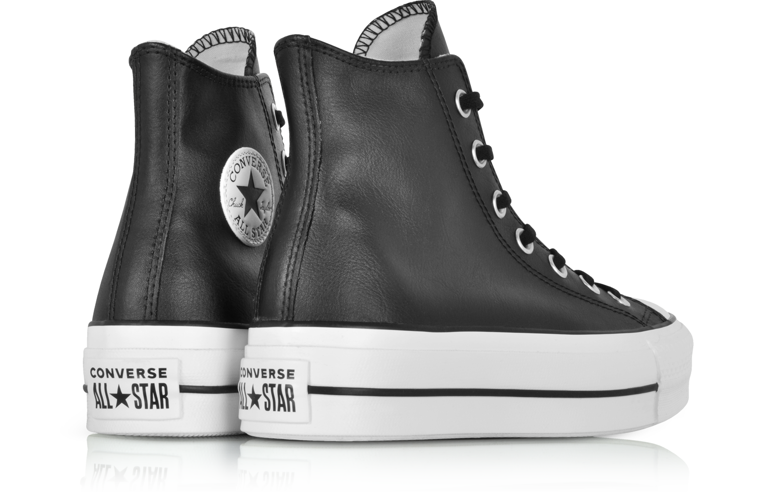 chuck taylor all star lift leather high top