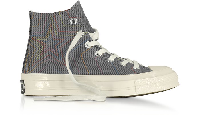 Converse Limited Edition Cool Gray Chuck 70 Exploding Star High Top 8 ...