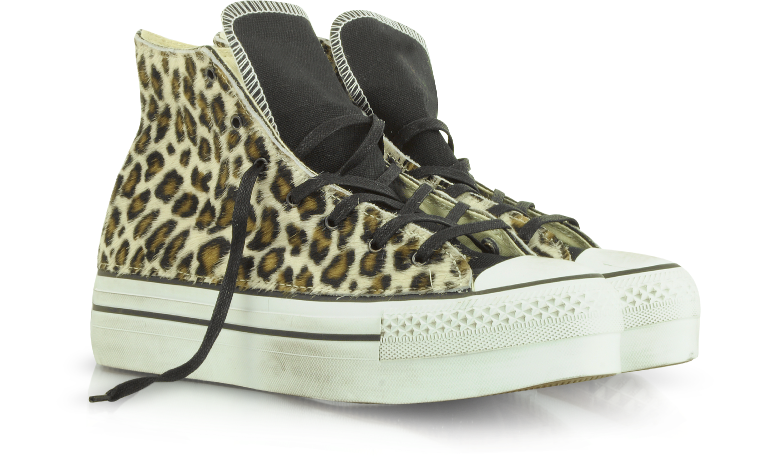 Sneaker con Zeppa in Eco Cavallino Animaliér Converse Limited Edition 4.5  (37 EU) su FORZIERI