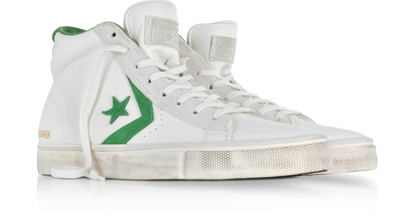 converse pro leather green