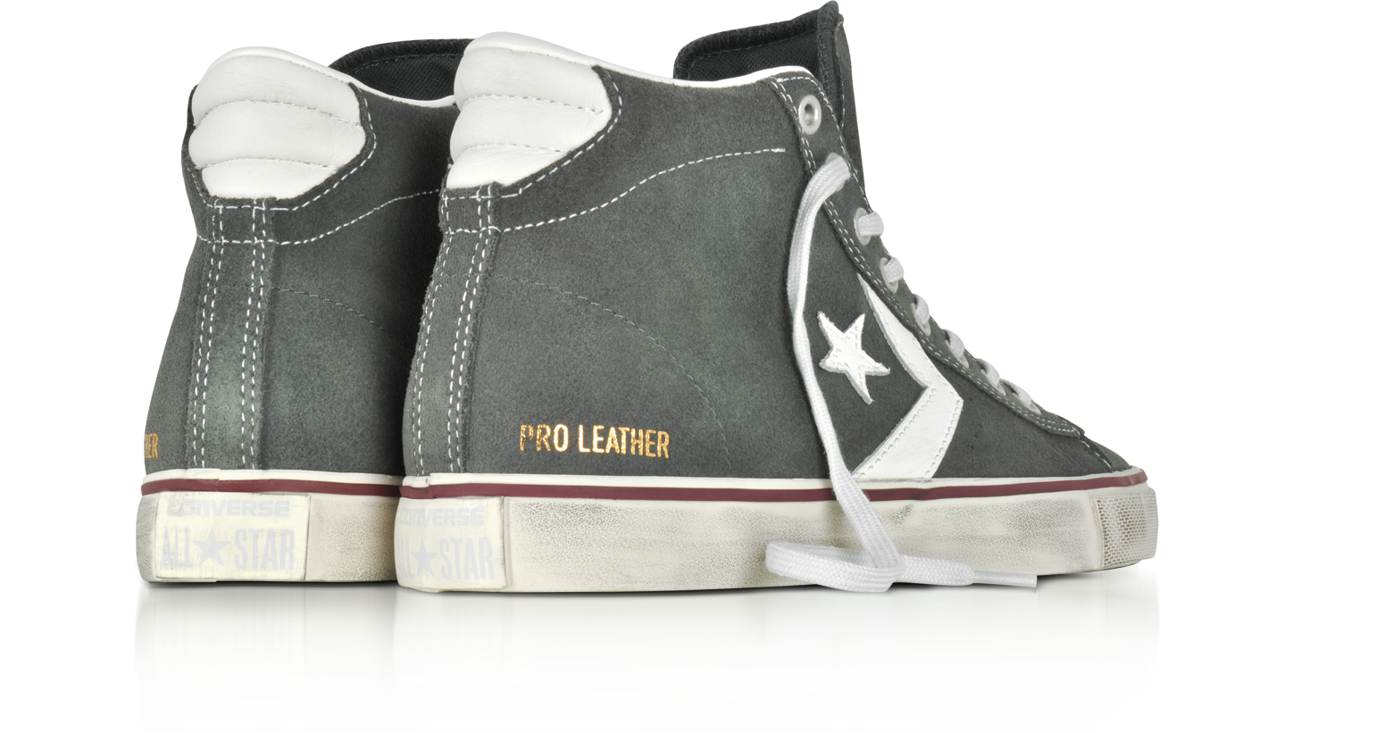converse pro leather distressed