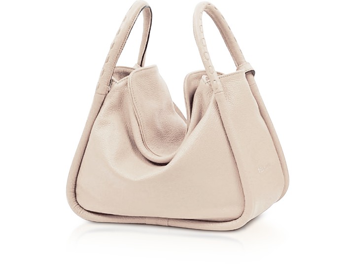 Genuine Leather Emma Small Bucket Bag - Del Conte