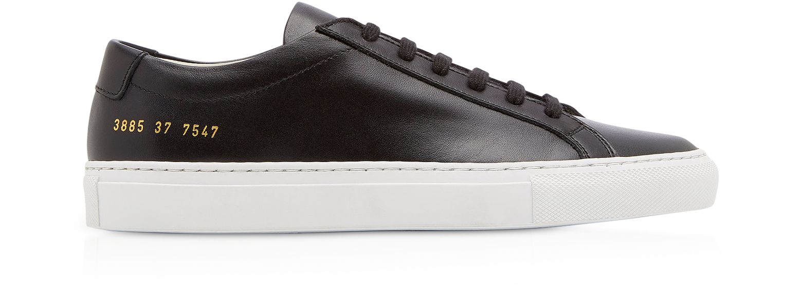 black leather sneakers white sole womens
