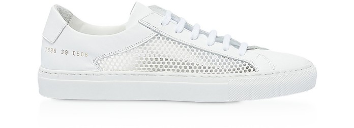 White Leather Achilles Low Summer Edition Men's Sneakers - Common Projects
