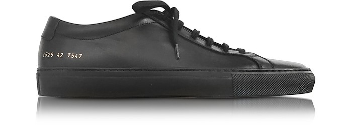 Original Achilles Low Black Leather Men's Sneaker - Common Projects