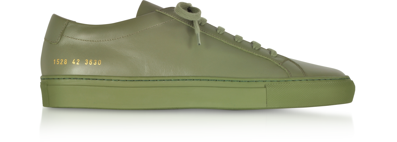 Common Projects Achilles Low Green Top Sellers, 54% OFF | www 