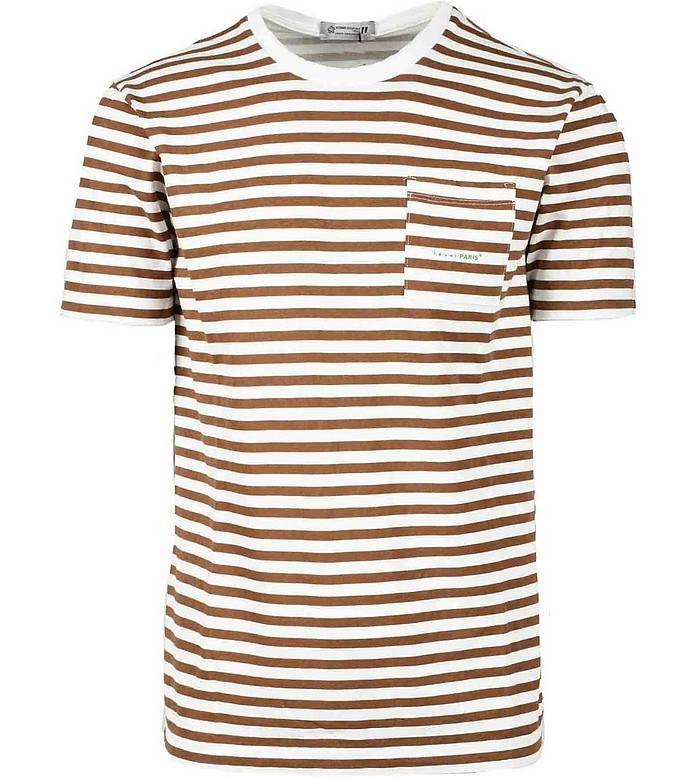 Men's White / Brown T-Shirt - Daniele Alessandrini