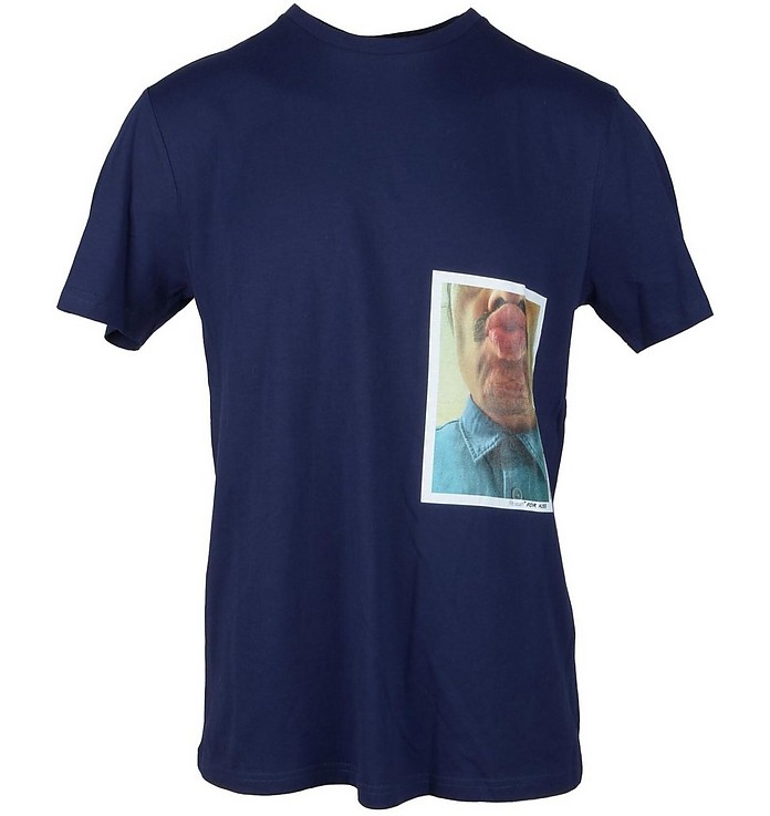 Men's Blue T-Shirt - Daniele Alessandrini