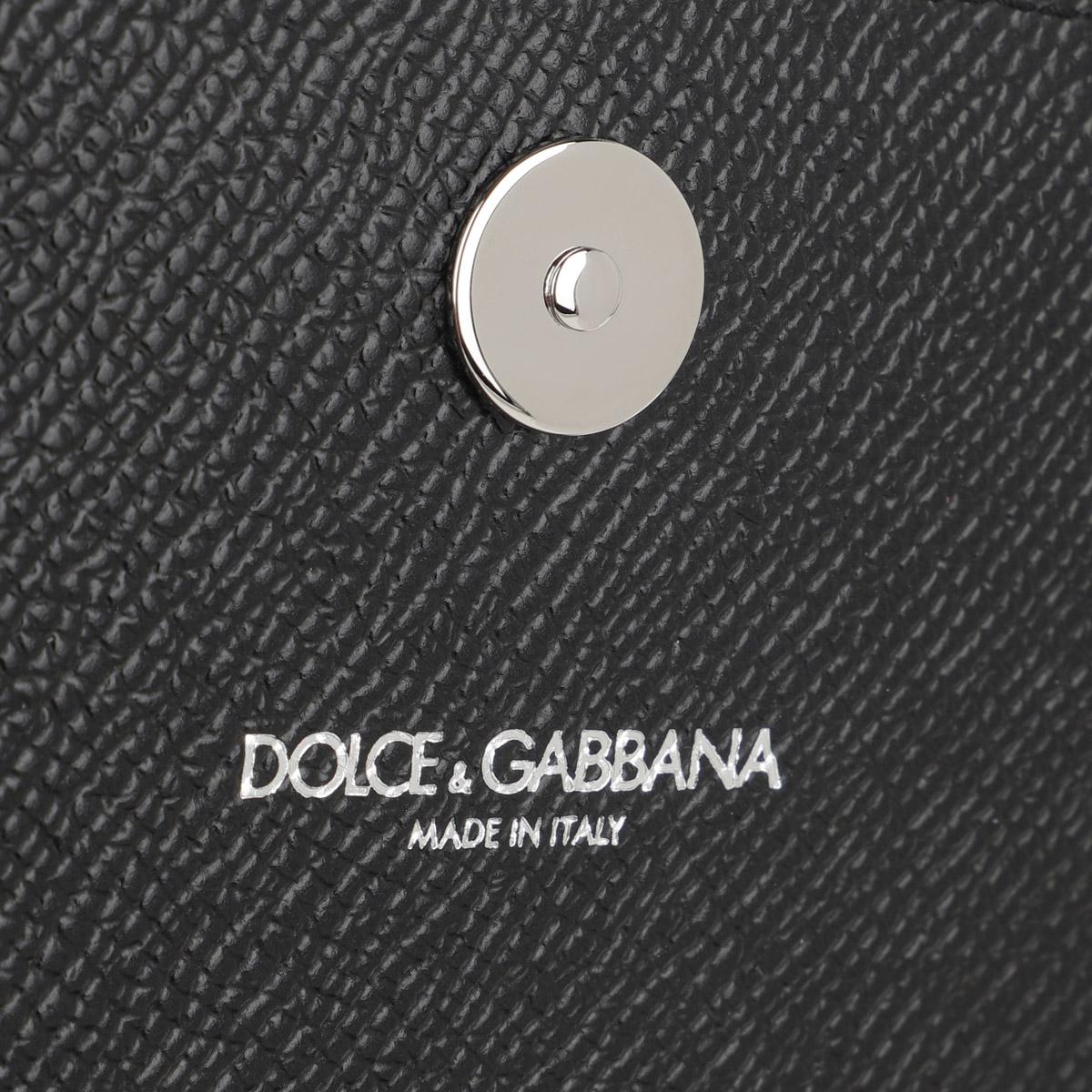 Dolce & Gabbana Dauphine French-Flap Leather Wallet