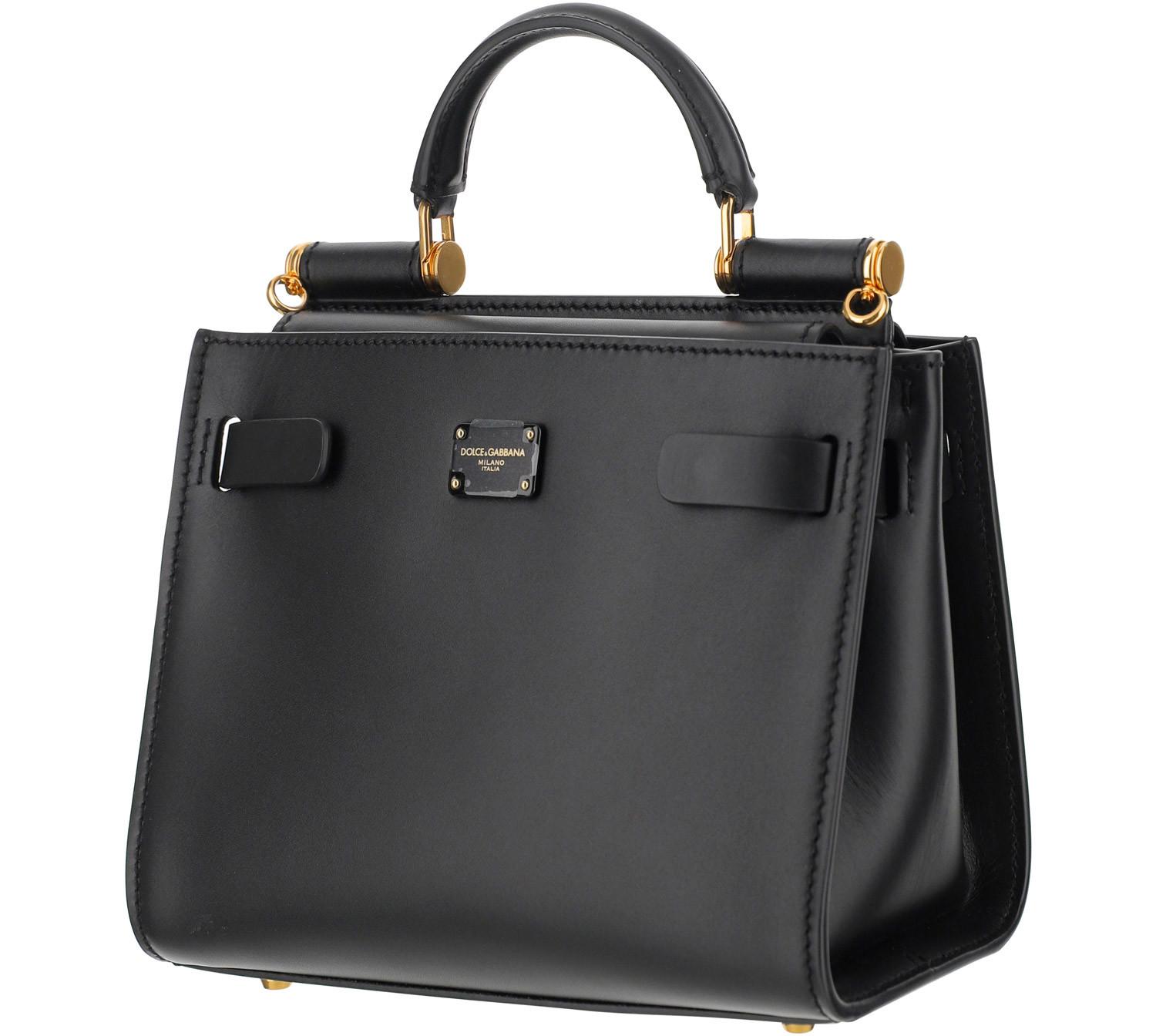 New Dolce & Gabbana Sicily 62 tote leather