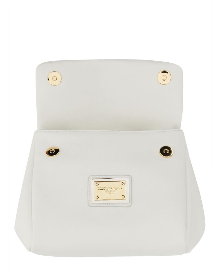 Dolce & Gabbana Sicily Small Bag in White