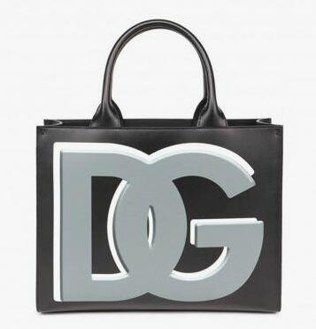 Dolce & Gabbana Black Beatrice Leather Tote Bag at FORZIERI