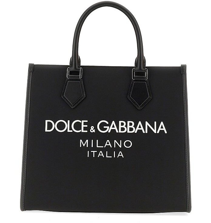 Shopping Bag With Logo - Dolce & Gabbana