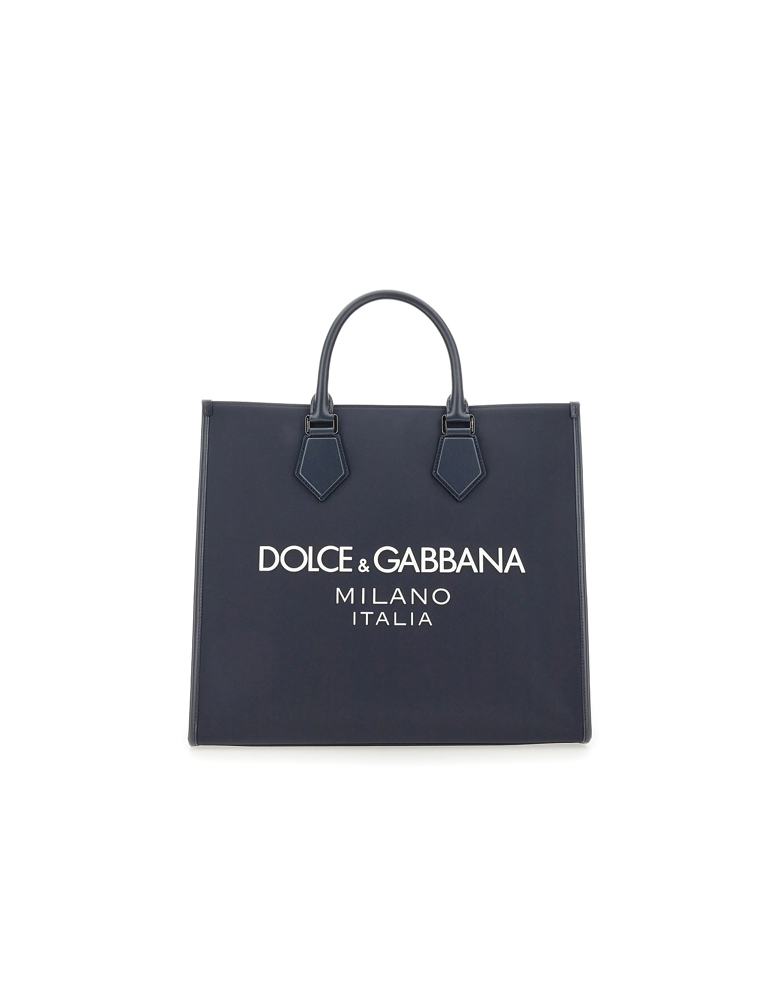 Dolce & Gabbana Designer Men's Bags Large Shopping Bag In Blue