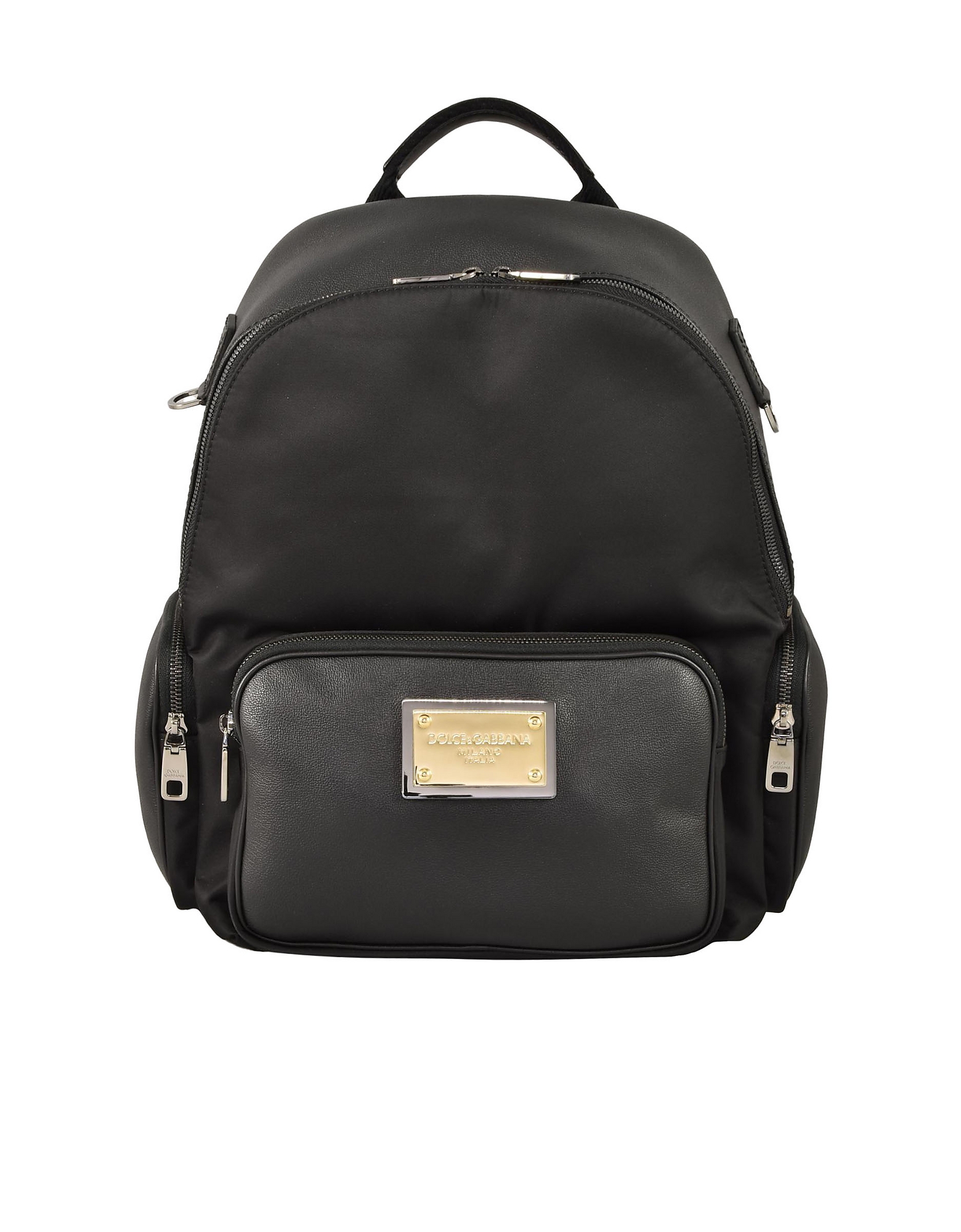 Dolce & Gabbana Designer Men's Bags Men's Black Backpack In Noir