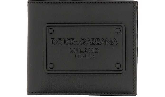 Calfskin Leather Bifold Wallet - Dolce & Gabbana
