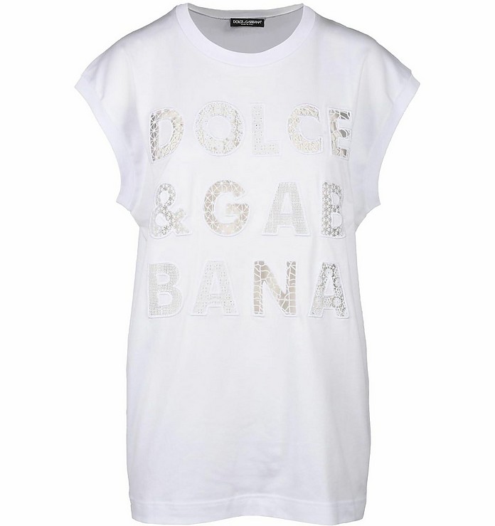Women's White T-Shirt - Dolce & Gabbana