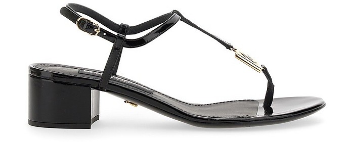 Thong Sandal With Logo - Dolce & Gabbana