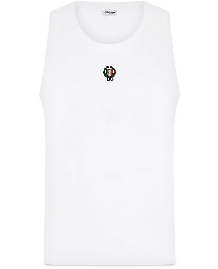 Tank Top With Logo - Dolce & Gabbana