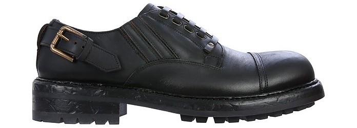 Derby Shoe With Laces - Dolce & Gabbana / h`F&Kbo[i